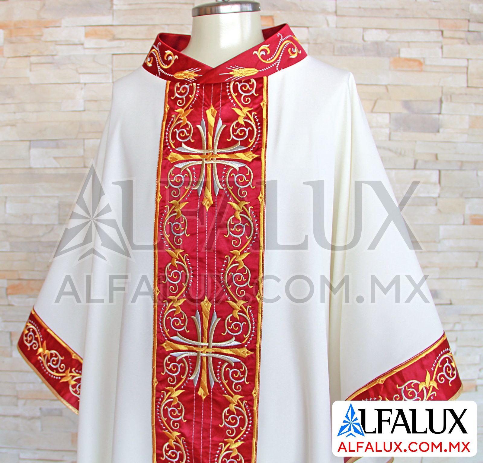 15 CARDENAL Blanco RojoQuem Laterales Cuello Bord CLLOBORD 95 (6)